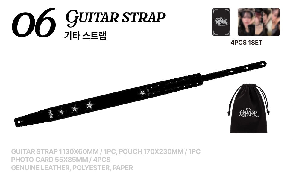 [OFFLINE PROXY 17/10 CLOSED] QWER [THE STARSIGN] 3RD ANNIVERSARY POP-UP STORE GUITAR STRAP