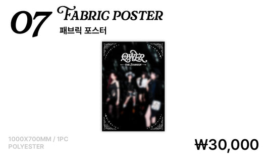 [OFFLINE PROXY 17/10 CLOSED] QWER [THE STARSIGN] 3RD ANNIVERSARY POP-UP STORE FABRIC POSTER