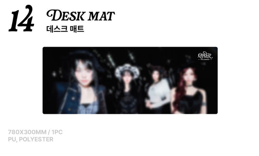 [OFFLINE PROXY 17/10 CLOSED] QWER [THE STARSIGN] 3RD ANNIVERSARY POP-UP STORE DESK MAT
