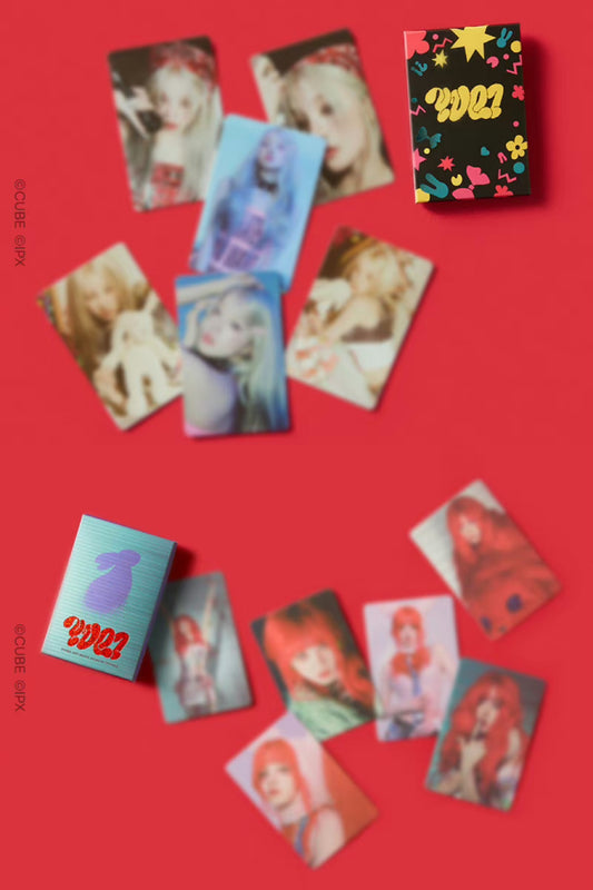 YUQI <HAPPY FREAK DAY> POP-UP PHOTOCARD SET