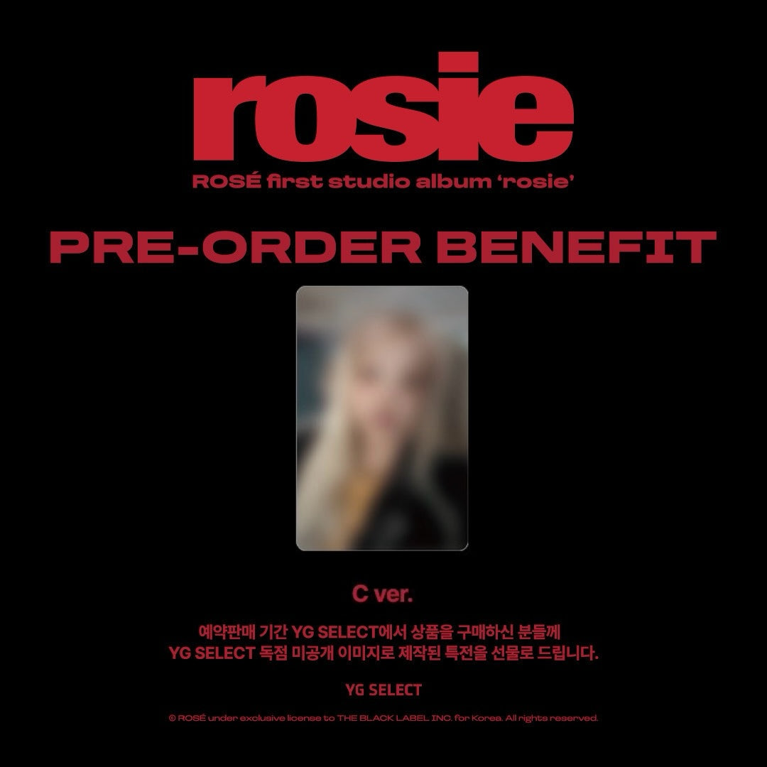 ROSÉ <rosie> JEWEL VER