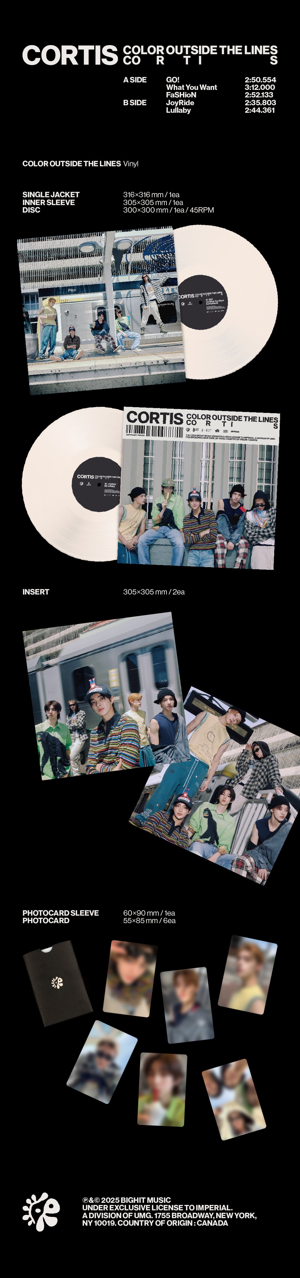 [PREORDER] CORTIS <COLOR OUTSIDE THE LINES> LP VER