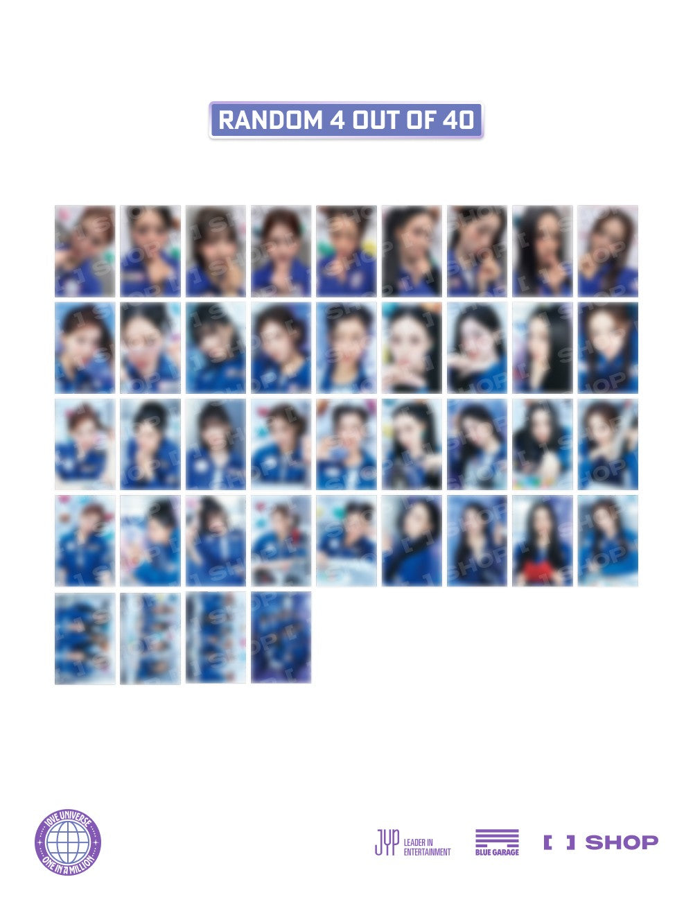 TWICE <10VE UNIVERSE> 2025 粉丝见面会交易卡