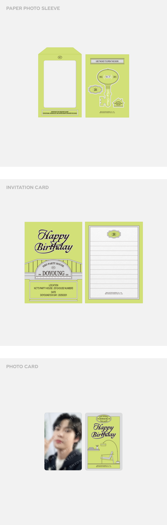 NCT 道英<artist birthday party card></artist>