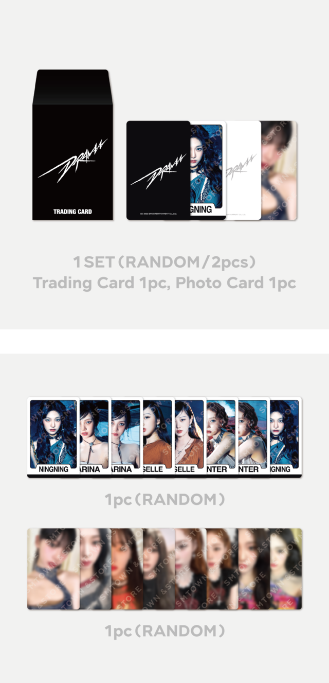 AESPA <DRAMA> Random Trading Card Set A