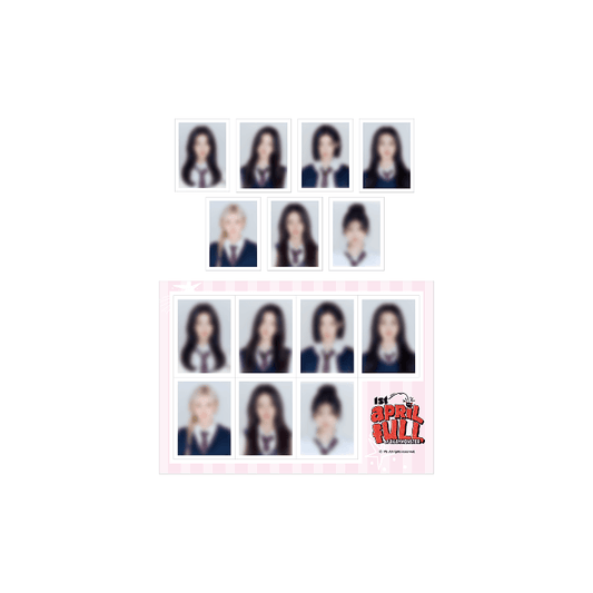 BABYMONSTER <1st APRIL FULL of BABYMONSTER> ID PHOTO + STICKER SET