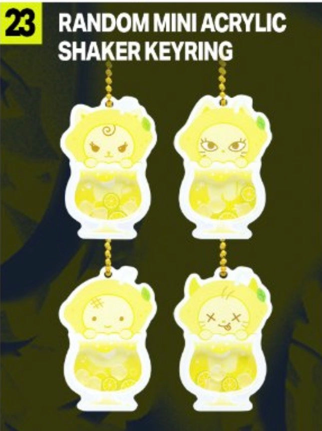 [PREORDER 13/6 CLOSE] AESPA <MAKE IT LEMONADE> OFFICIAL MD RANDOM MINI ACRYLIC SHAKER KEYRING