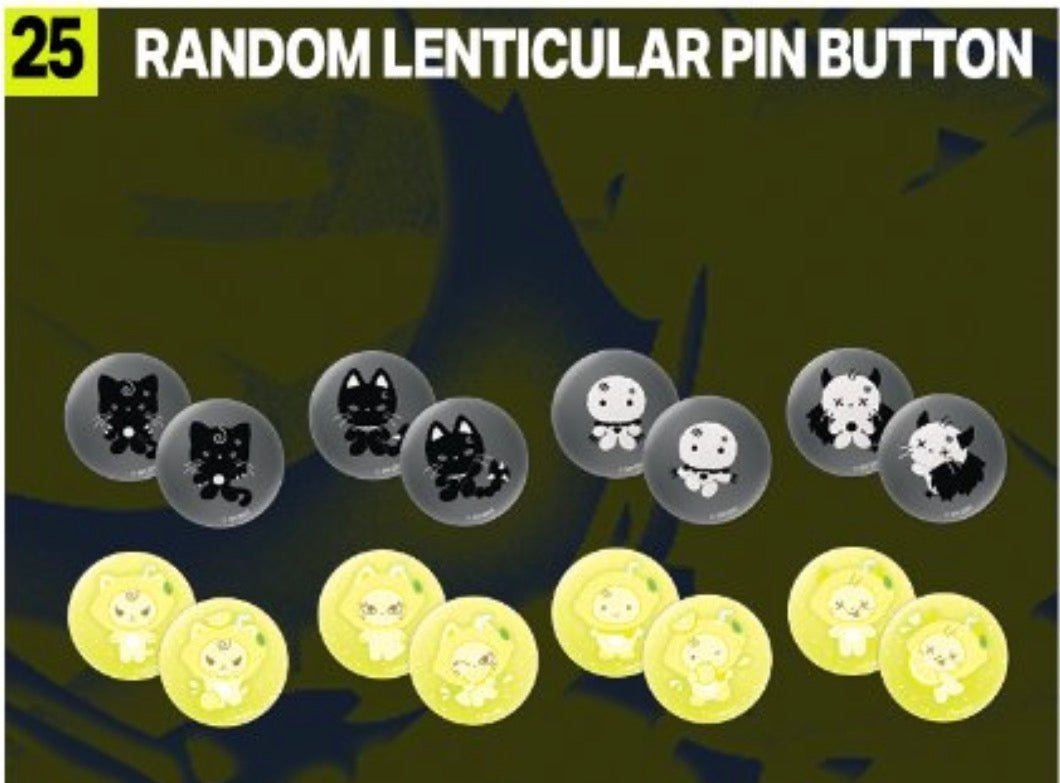 [PREORDER 13/6 CLOSE] AESPA <MAKE IT LEMONADE> OFFICIAL MD RANDOM LENTICULAR PIN BUTTON