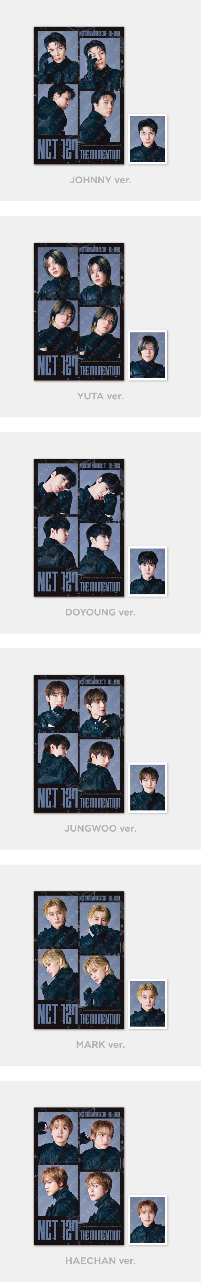 NCT 127 <第四次巡回演唱会 'NEO CITY : SEOUL - THE MOMENTUM'> 4张精选照片 + ID 照套装