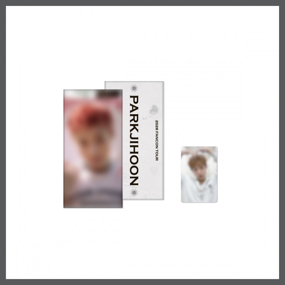 [PREORDER] PARK JIHOON 2026 FANCON [RE:FLECT] MD SUEDE SLOGAN