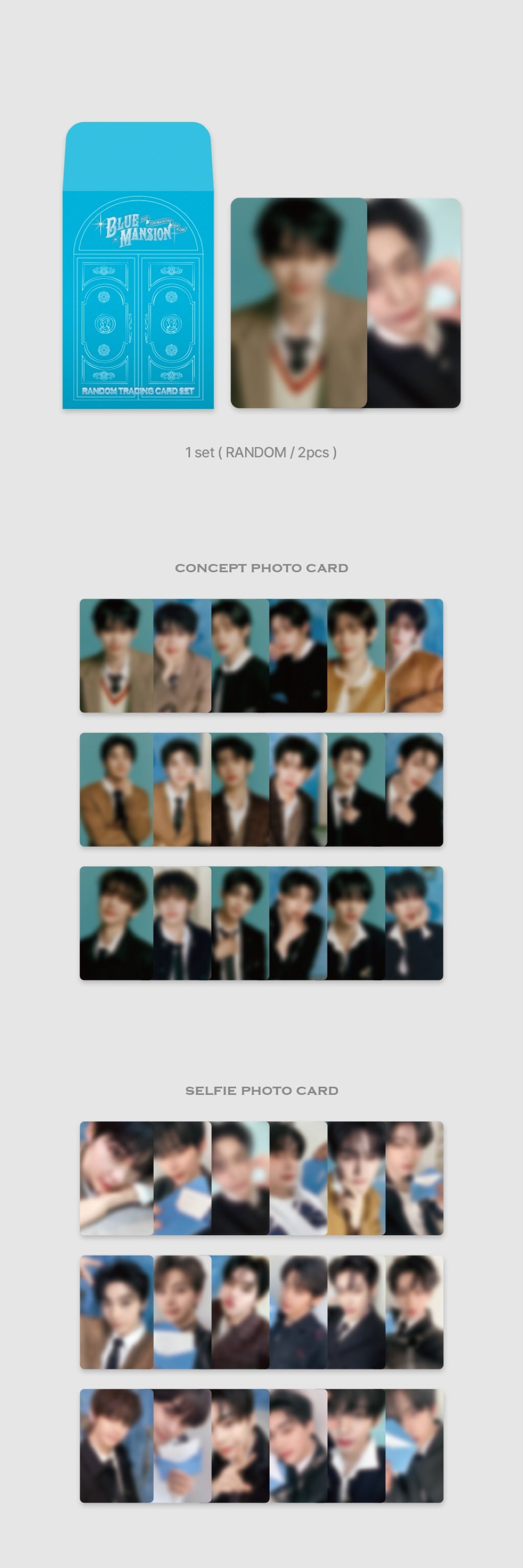 ZEROBASEONE <BLUE MANSION> TRADING CARD