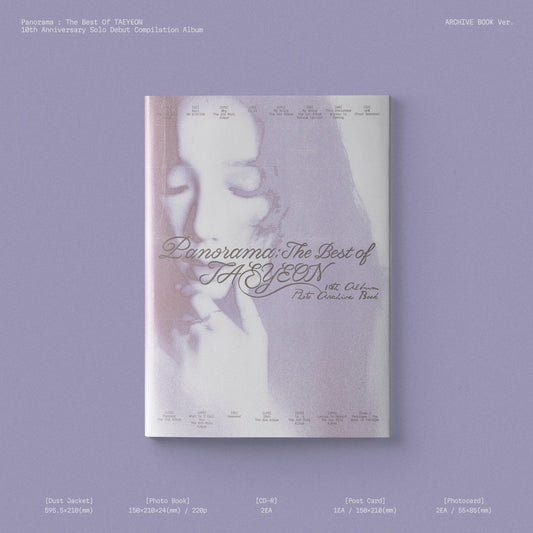 [PREORDER] TAEYEON <Panorama : The Best of TAEYEON> ARCHIVE BOOK Ver