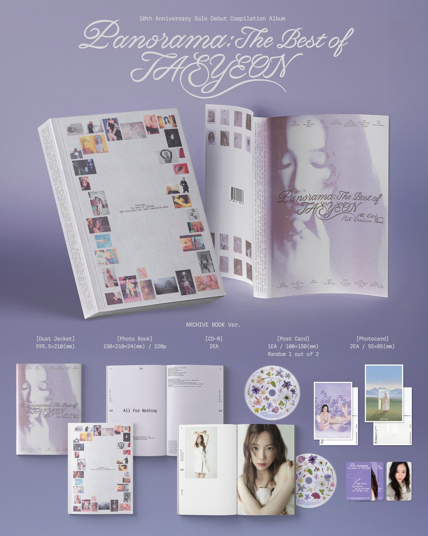 [PREORDER] TAEYEON <Panorama : The Best of TAEYEON> ARCHIVE BOOK Ver