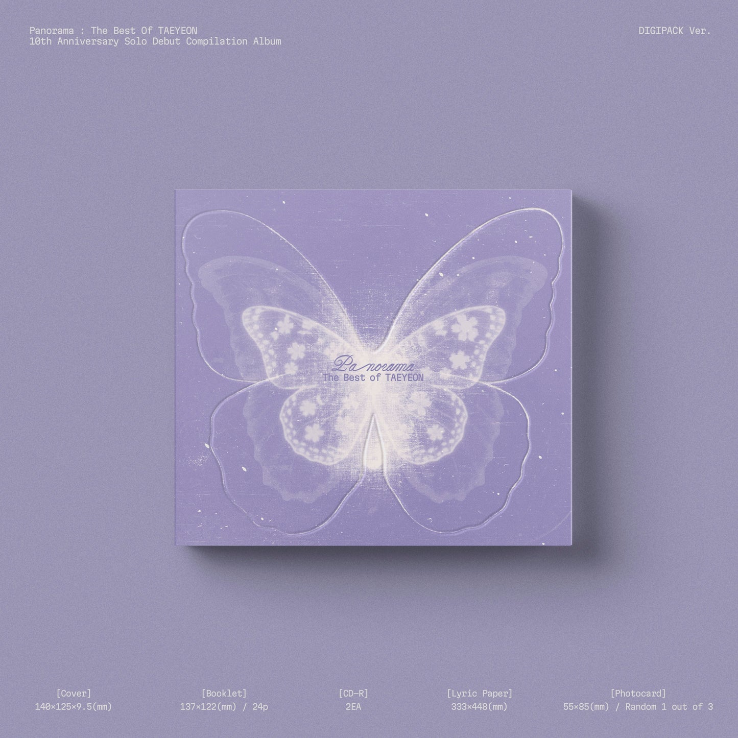 [PREORDER] TAEYEON <Panorama : The Best of TAEYEON> DIGIPACK Ver