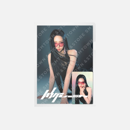 AESPA <WHIPLASH> OFFICIAL MD POSTCARD + HOLOGRAM PHOTO CARD SET