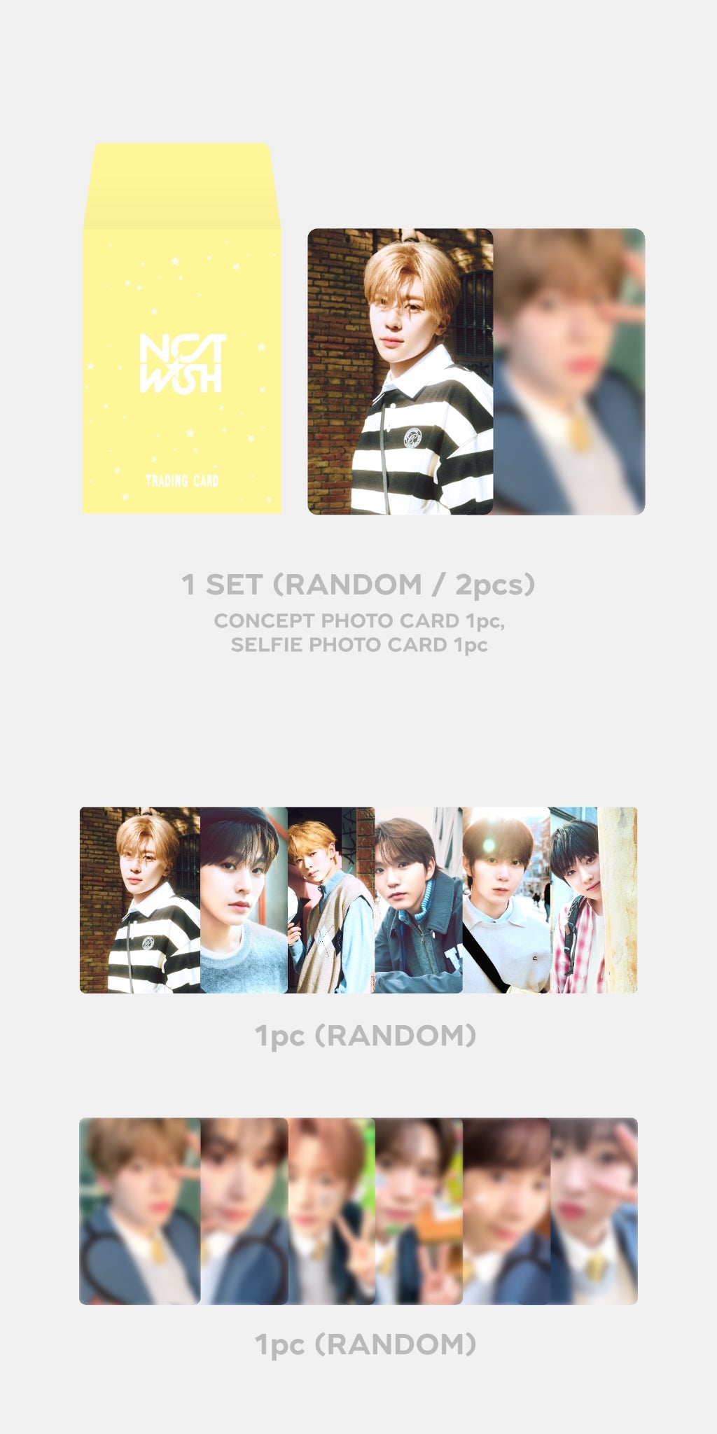 NCT WISH <WISH STATION > TRADING CARD B