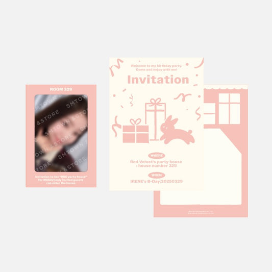 IRENE <ARTIST BIRTHDAY PARTY CARD>