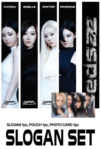 [PREORDER OFFLINE PROXY] AESPA <LIVE TOUR -SYNK : COMPLaeXITY> SLOGAN SET