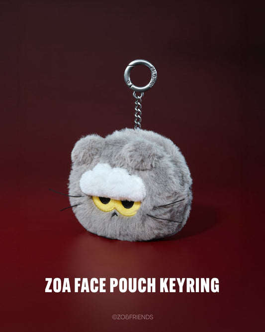 G-DRAGON <Be Friends In This ZOAful Winter> ZOA FACE POUCH KEYRING