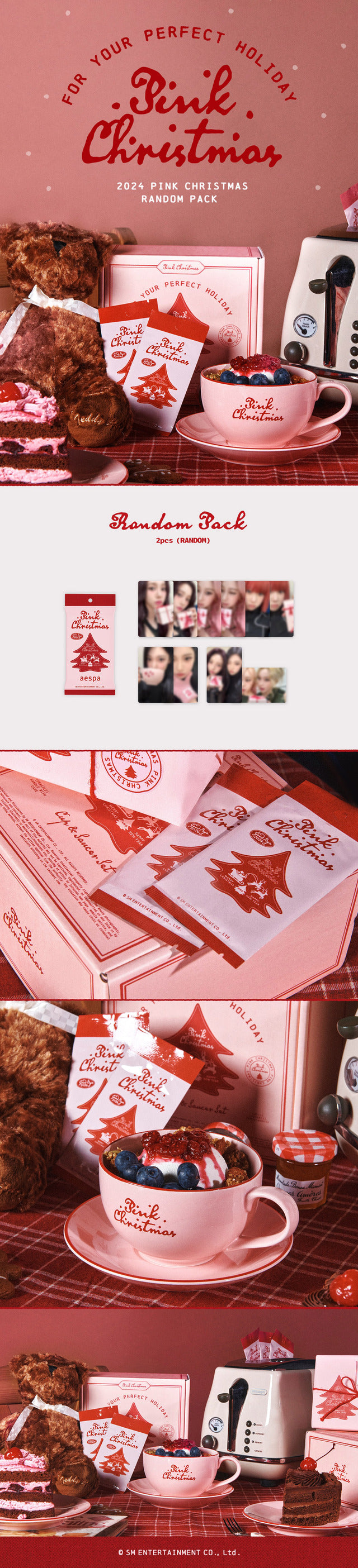 [PREORDER] AESPA <PINK CHRISTMAS 2024> Random Trading Card