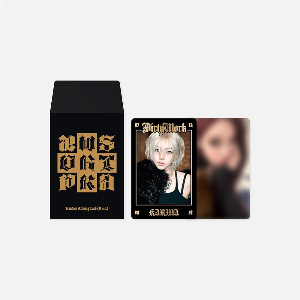 AESPA <DIRTY WORK> TRADING CARD