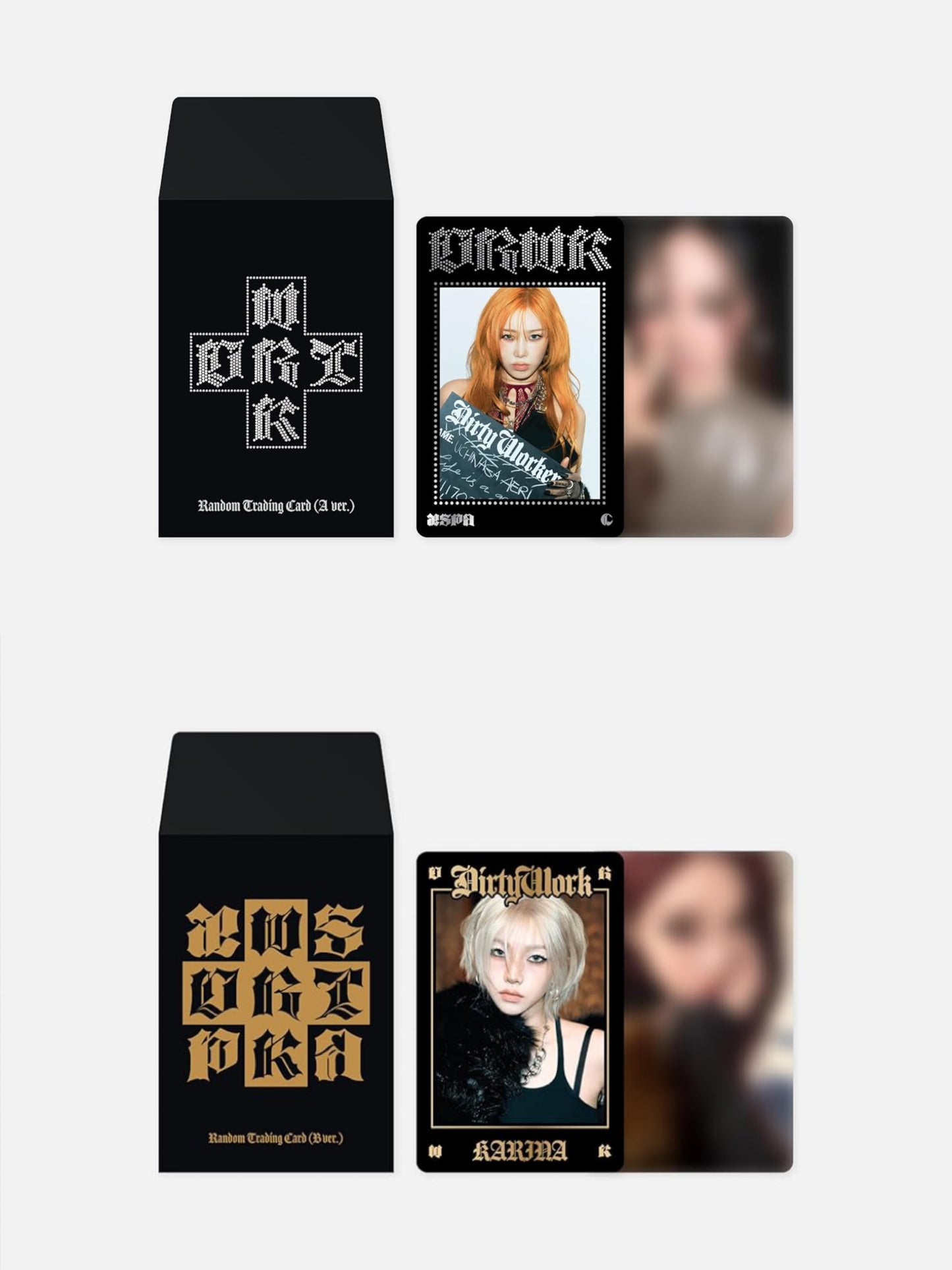 AESPA <DIRTY WORK> TRADING CARD