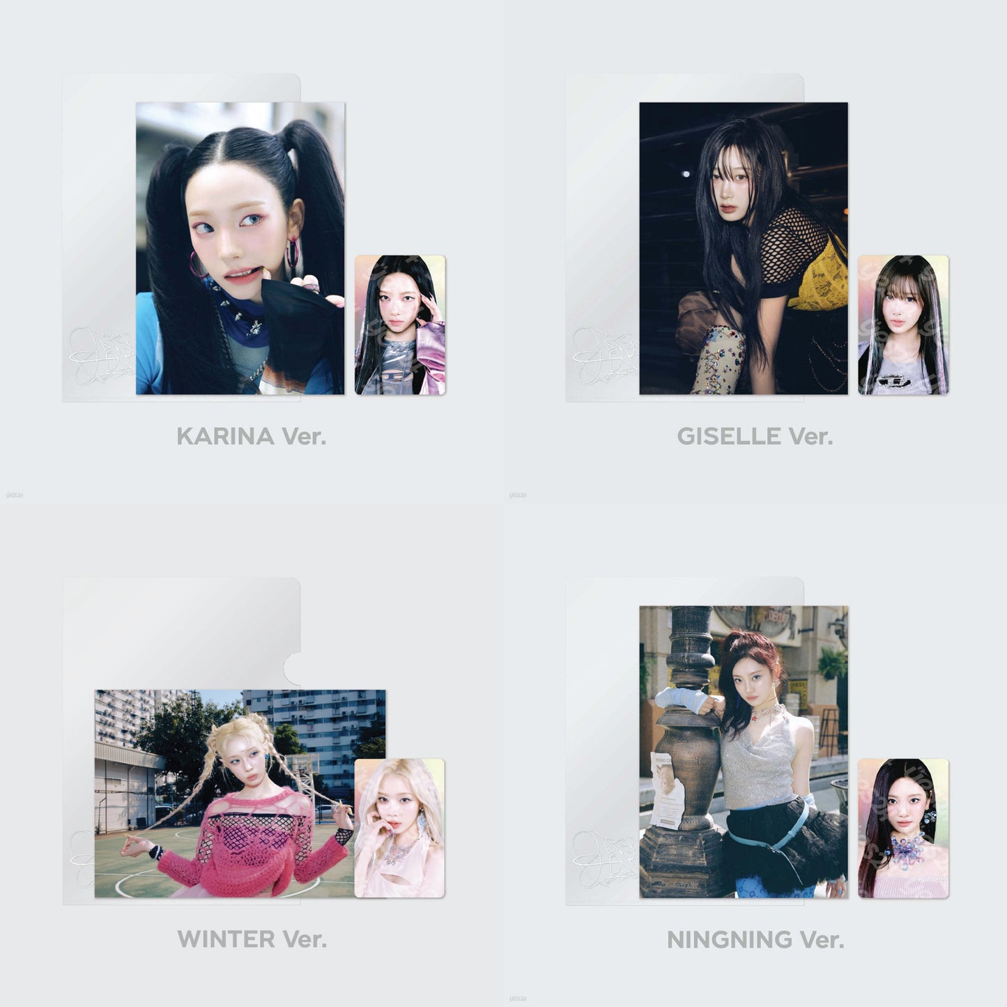 AESPA <ARMAGEDDON> OFFICIAL MD POSTCARD + HOLOGRAM PHOTO CARD SET