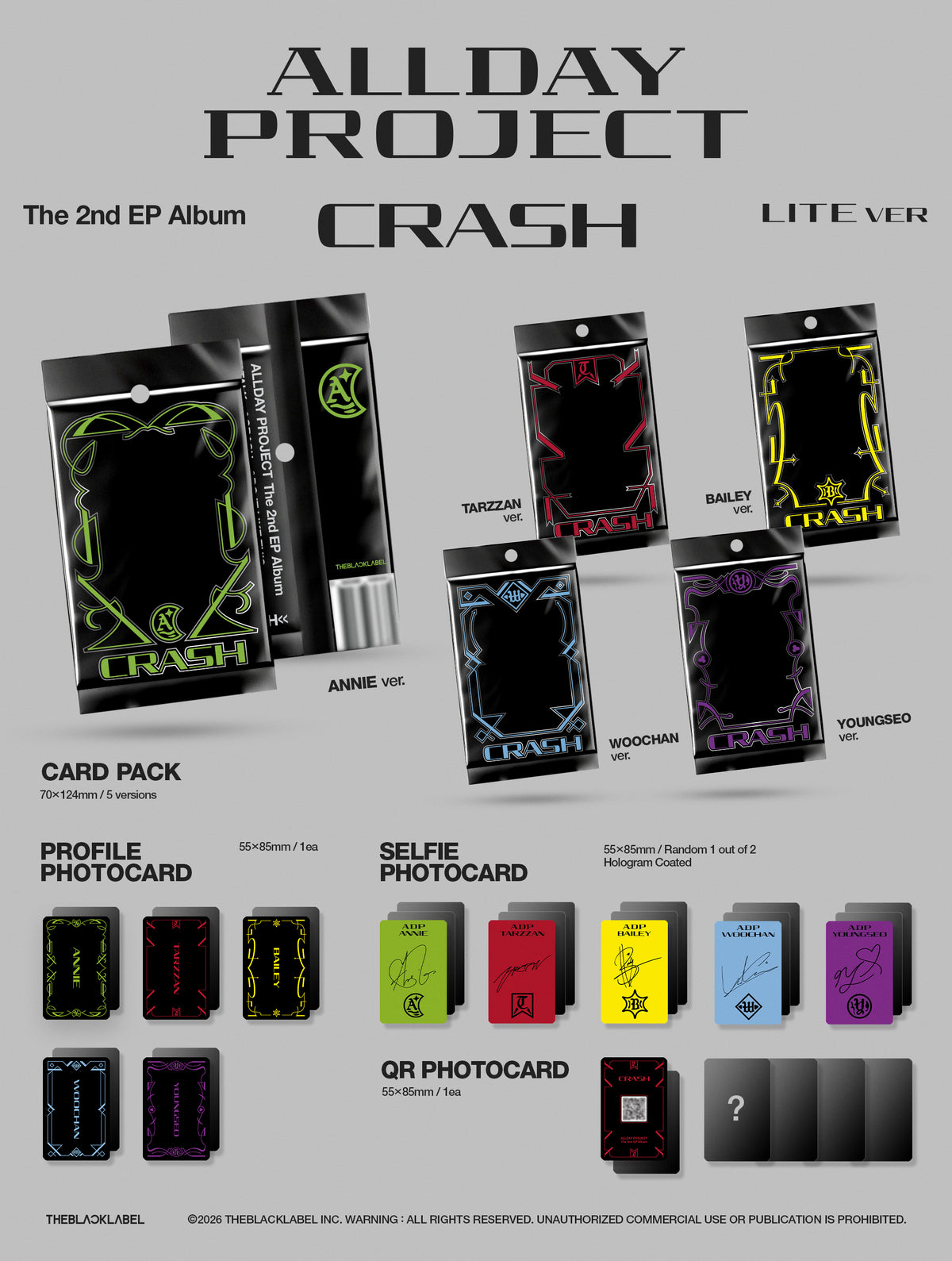 [PREORDER] ALLDAY PROJECT [CRASH] LITE ver