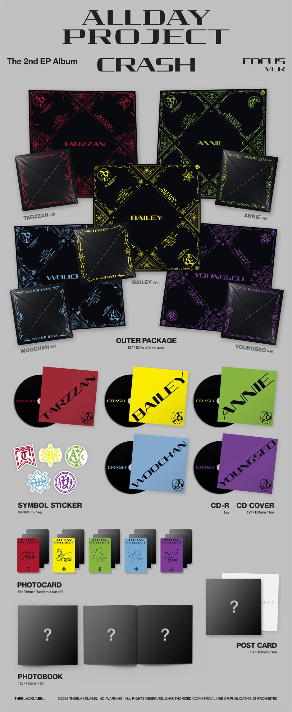 [PREORDER] ALLDAY PROJECT [CRASH] FOCUS ver