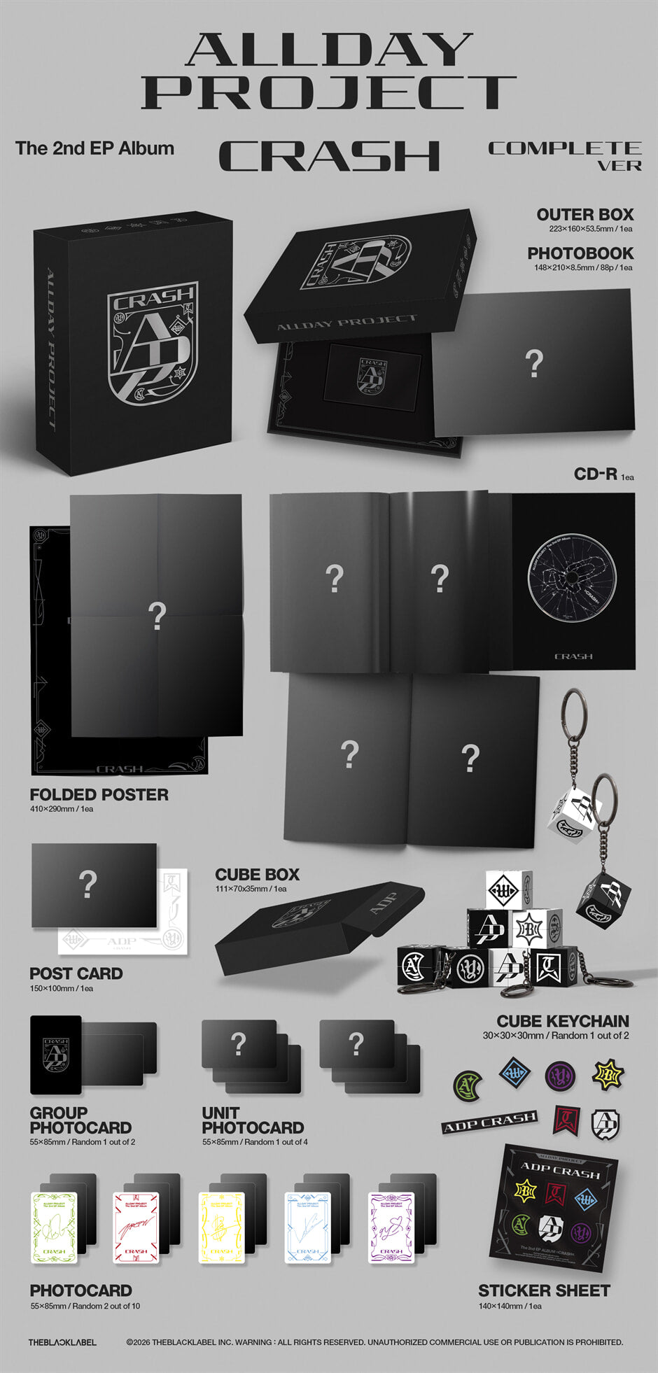 [PREORDER] ALLDAY PROJECT [CRASH] COMPLETE ver