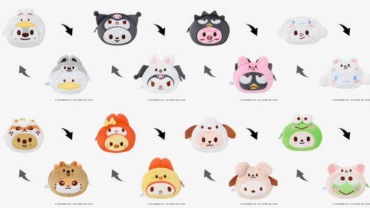 [PREORDER] STRAY KIDS [RUN IT JAPAN] SKZOO×SANRIO CHARACTERS REVERSIBLE POUCH