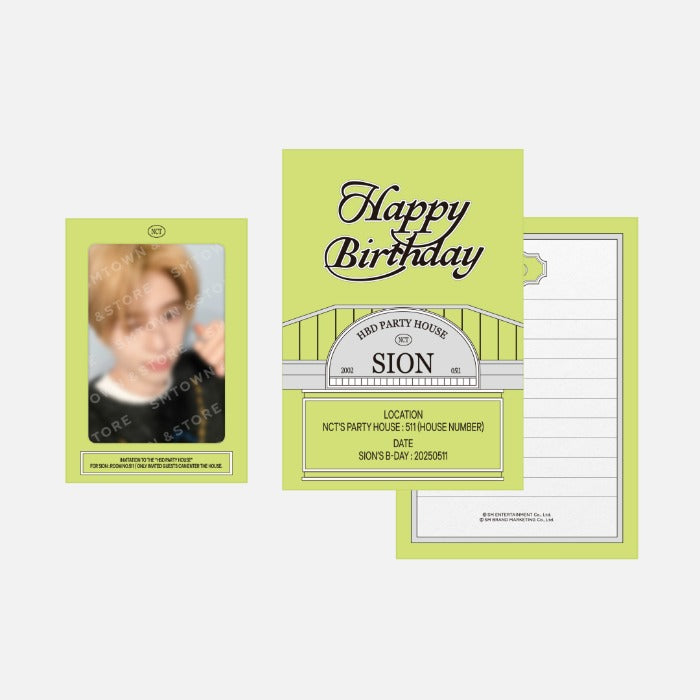 SION <ARTIST BIRTHDAY PARTY CARD>