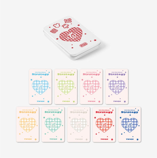 TWICE <STRATEGY> POP-UP TINCASE PHOTOCARD SET