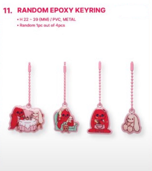 [OFFLINE PROXY 3/10 CLOSED] YUQI CHARACTER POP-UP [TODAY WITH GIGI] RANDOM EPOXY KEYRING