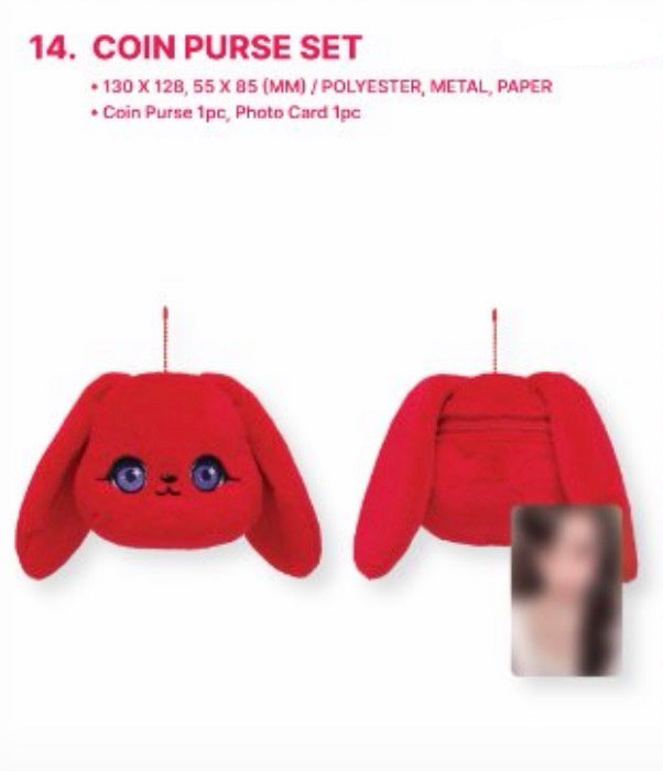 [OFFLINE PROXY 3/10 CLOSED] YUQI CHARACTER POP-UP [TODAY WITH GIGI] COIN PURSE SET