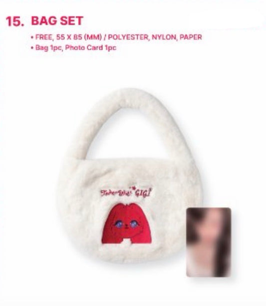 [OFFLINE PROXY 3/10 CLOSED] YUQI CHARACTER POP-UP [TODAY WITH GIGI] BAG SET