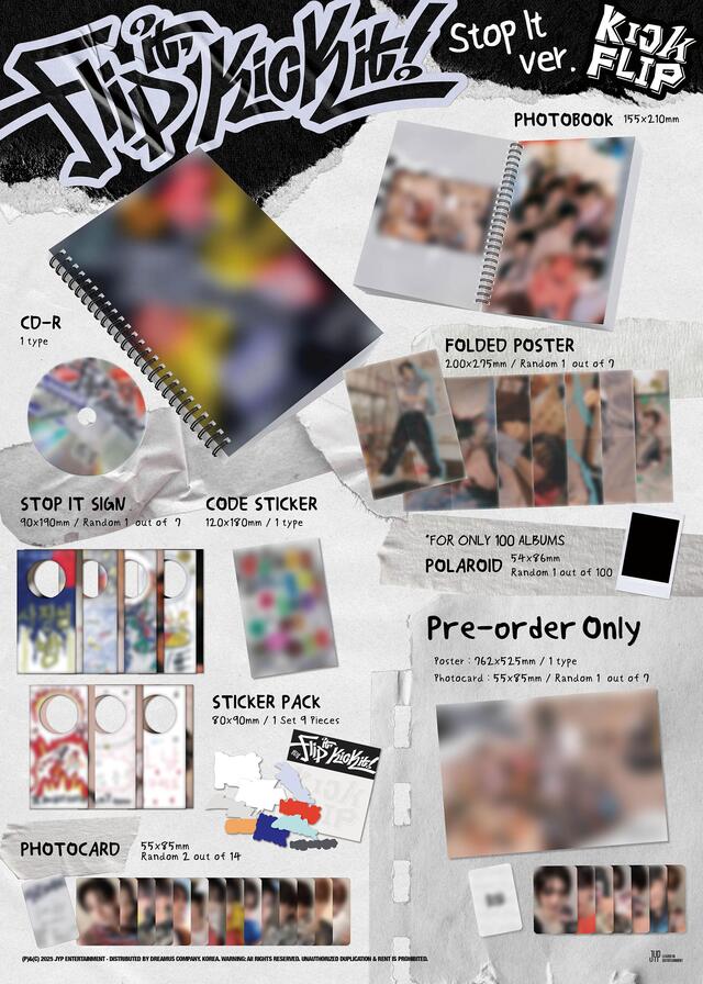 [PREORDER] KICK FLIP <Flip it, Kick it!> [On Board ver. / Stop it ver.]