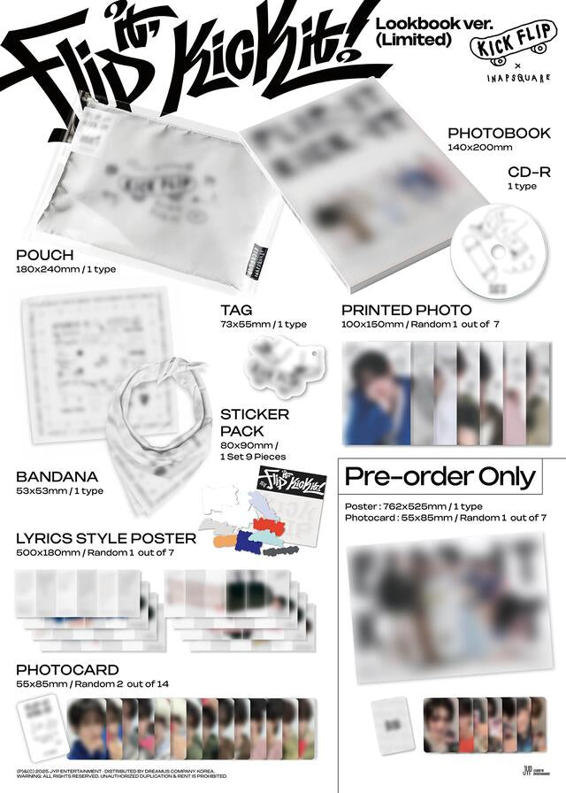 [PREORDER] KICK FLIP <Flip it, Kick it!> Lookbook ver.