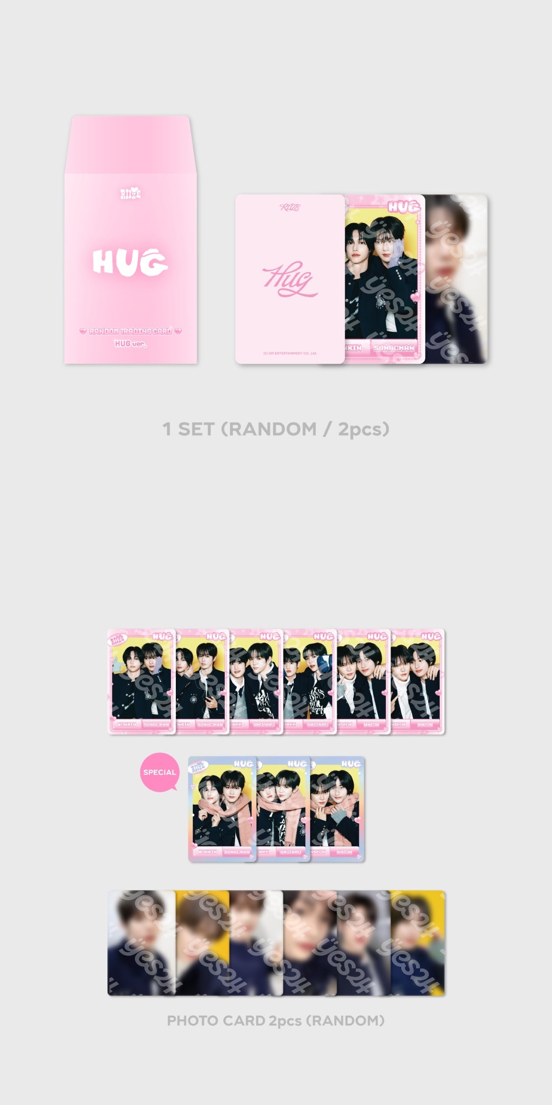 RIIZE <HUG> TRADING CARD B VER