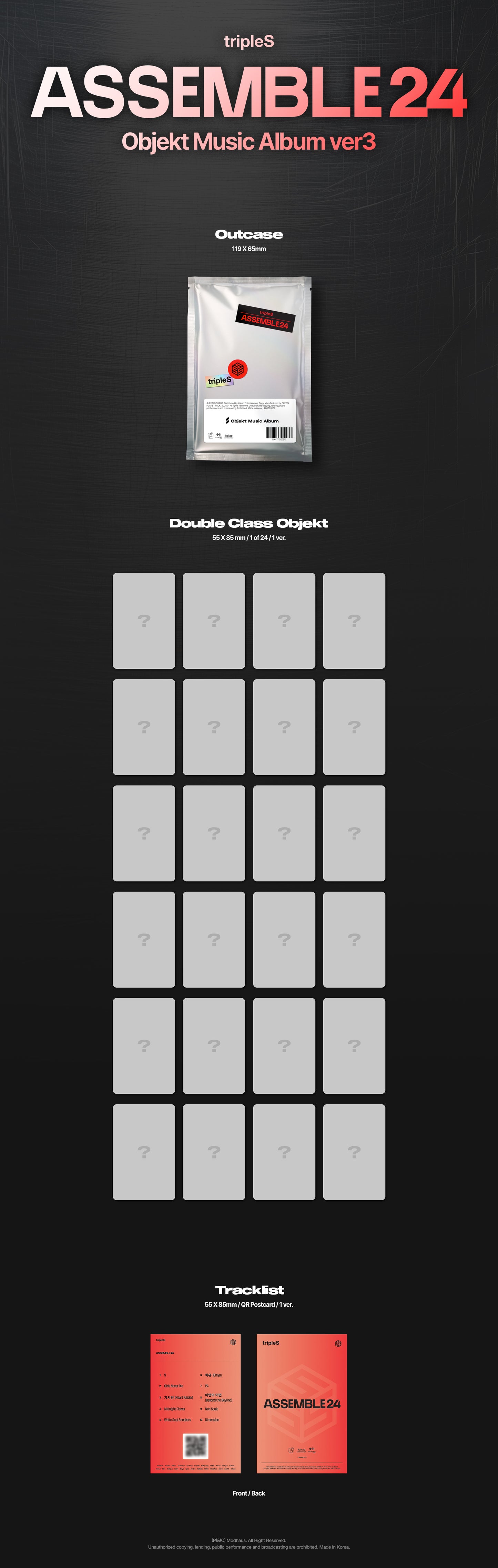 TRIPLES <ASSEMBLE24> Objekt Music Album ver3