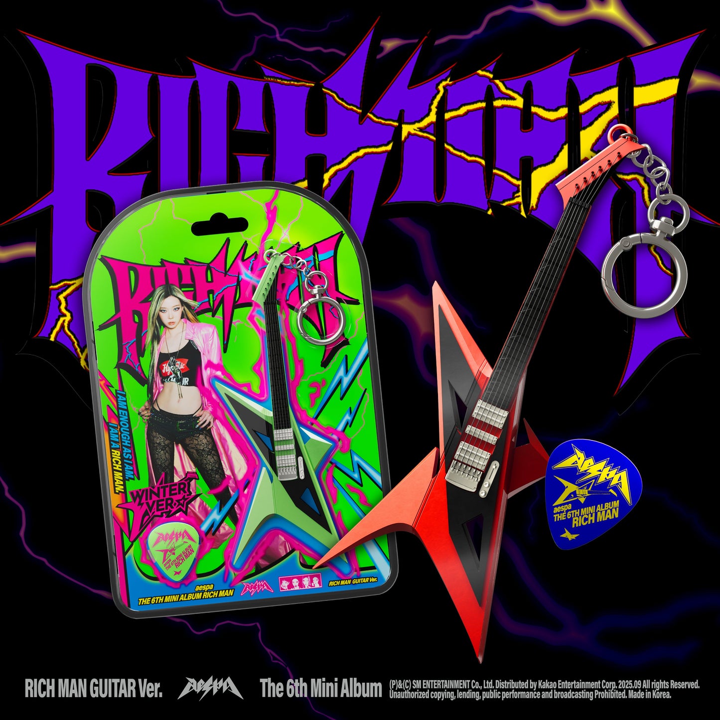 【预购】AESPA<rich man>富人吉他版</rich>