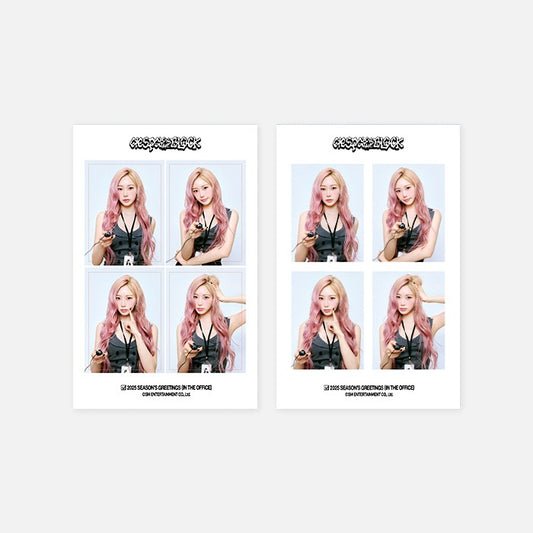 AESPA <2025 SM ARTIST SEASON’S GREETINGS> 4CUT PHOTO SET