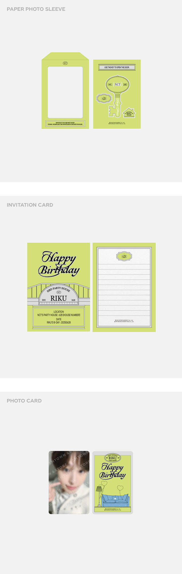 RIKU <ARTIST BIRTHDAY PARTY CARD>