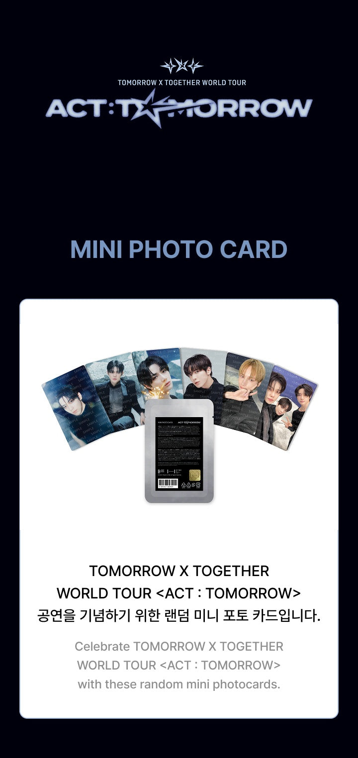 TXT <ACT: TOMORROW> TRADING CARD