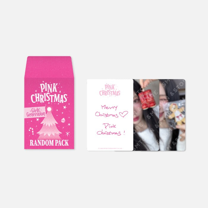 GIRLS' GENERATION <PINK CHRISTMAS> Random Trading Card