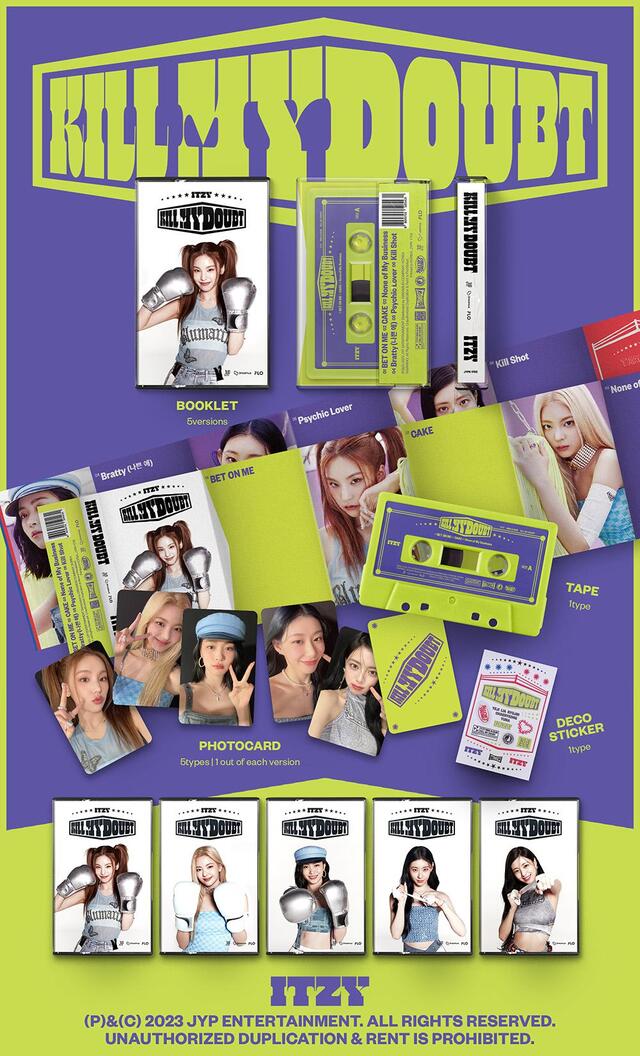 ITZY <KILL MY DOUBT> CASSETTE VER