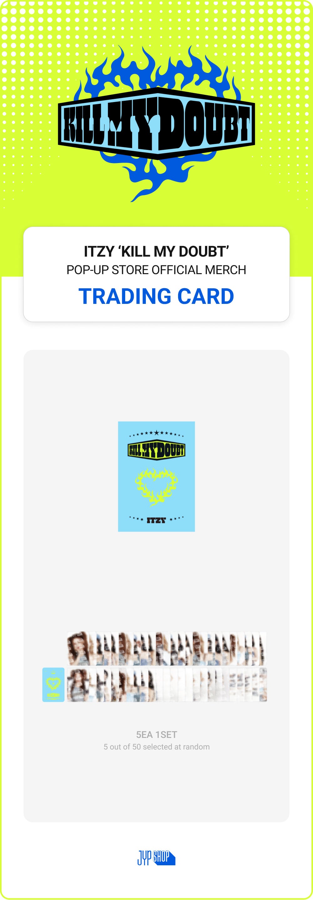 ITZY <KILL MY DOUBT> TRADING CARD