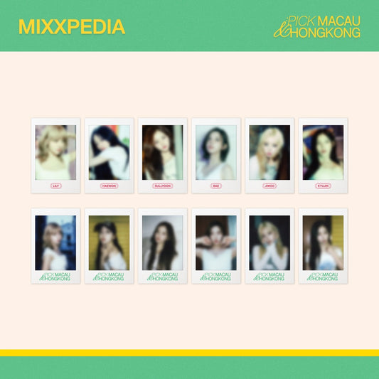 NMIXX <MIXXPEDIA: PICK MACAU & HONGKONG> POLAROID STICKER PACK