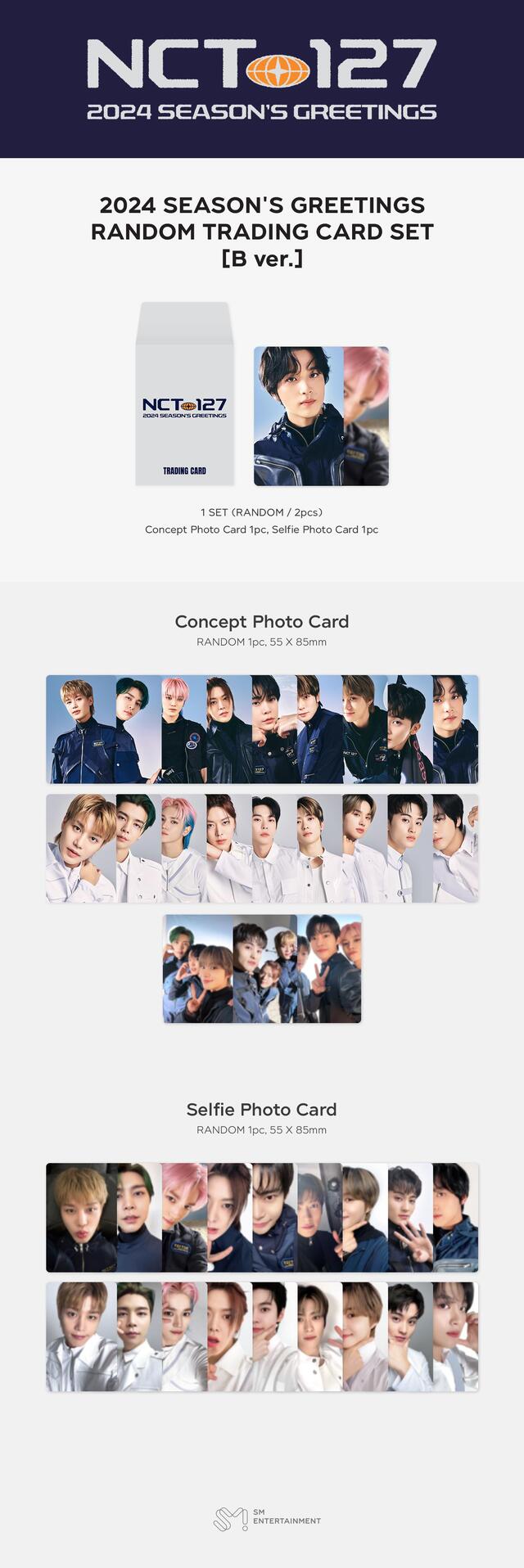 NCT 127 <2024 SEASON'S GREETINGS> Random Trading Card