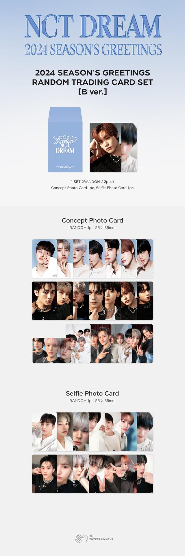 NCT DREAM <2024 SEASON'S GREETINGS> Random Trading Card